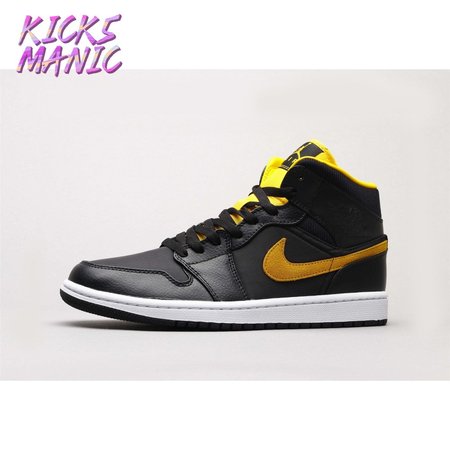 Air Jordan 1 Mid Black University Gold 40-46