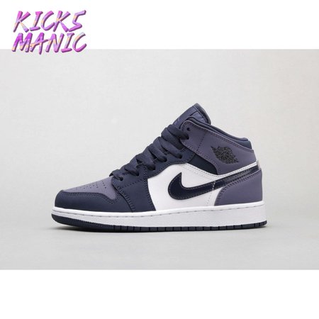 Air Jordan 1 Mid Obsidian Sanded Purple 36-46