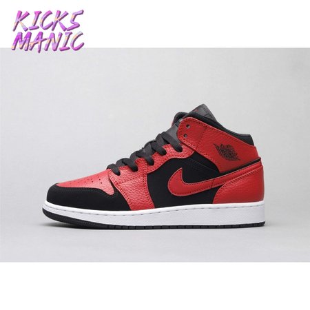 Air Jordan 1 Mid Reverse Bred 36-46