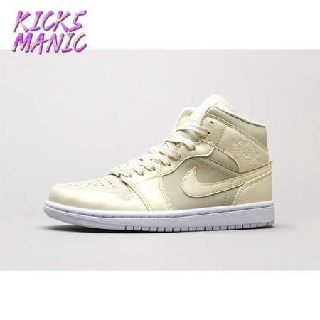 Air Jordan 1 MidGoose Feather Yellow 36-46