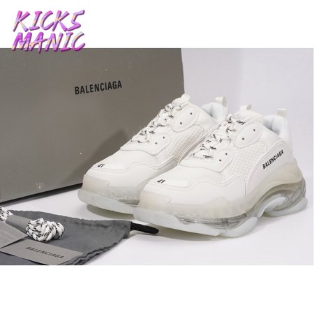 Balenciaga Triple S Clear Sole White SP35-45