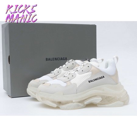 Balenciaga Triple S Clear Sole White 35-45