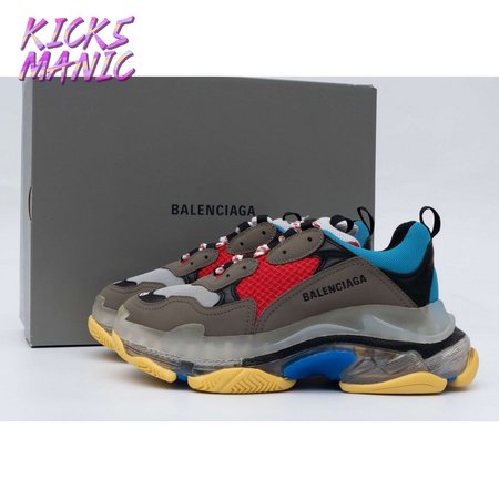 Balenciaga Triple S Grey Red Blue 35-45