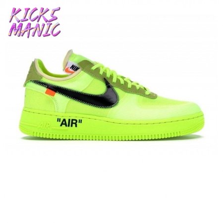 Off-White x Air Force 1 Low 'Volt' Size 36-46