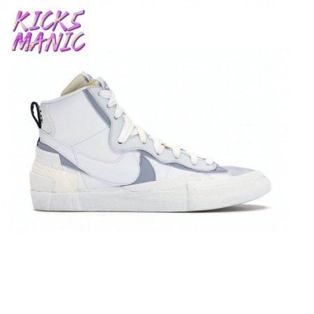 Sacai x Blazer Mid 'White Grey' Size 40-47.5