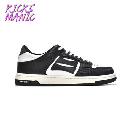 AMIRI Skel Top Low Black White Size 40-46