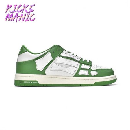 AMIRI Skel Top Low Whtie Green Size 40-46