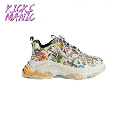 Gucci x Balenciaga The Hacker Project Triple S Flora Print Size 35-45