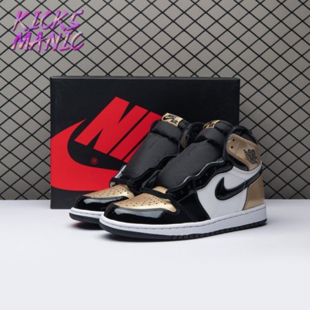 Jordan 1 Retro High NRG Patent Gold Toe Size 40-47.5