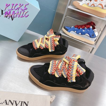 LANVIN Curb sneakers black DRA2-A2010 Size 35-45