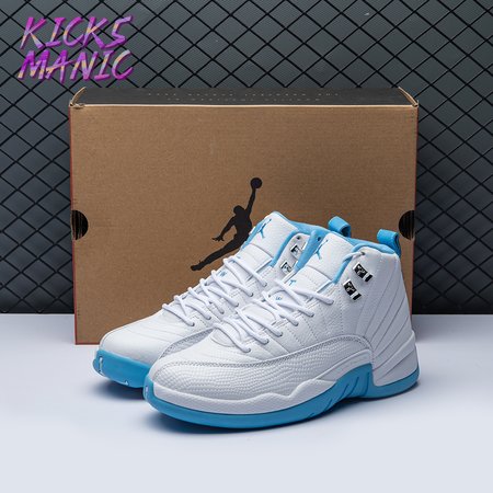 Jordan 12 Retro White University Blue (2004) (Women's) 308243-142 Size 40-47.5