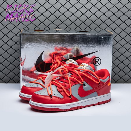 Off-White x Dunk Low 'University Red' Size 40-47.5