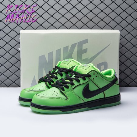 The Powerpuff Girls x Nike SB Dunk Low Buttercup FZ8319-300 Size 36-48