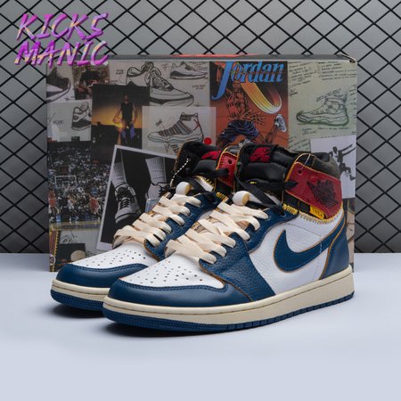 Jordan 1 Retro High Union Los Angeles Blue Toe Size 40-47.5