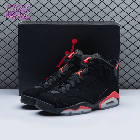 Jordan 6 Retro Black 'Infrared' 384664 060 Size 40-47.5